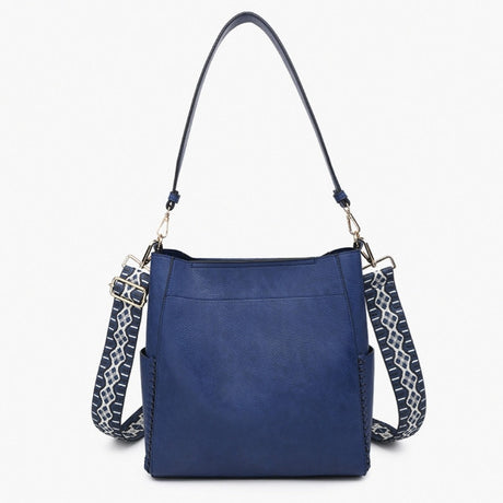Jen & Co Penny Bucket Bag with Guitar Strap