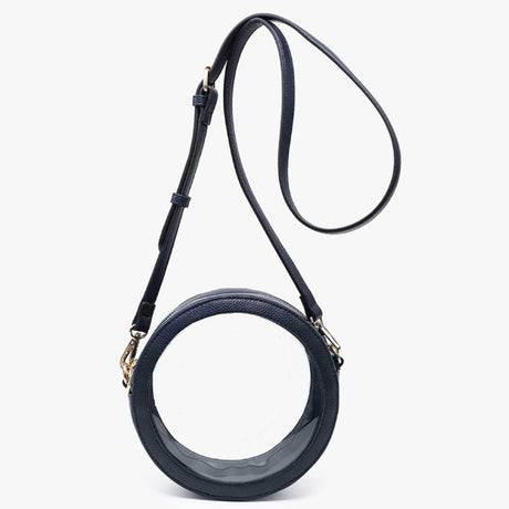 Jen & Co Lilibet Clear Circular Crossbody