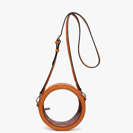 Jen & Co Lilibet Clear Circular Crossbody