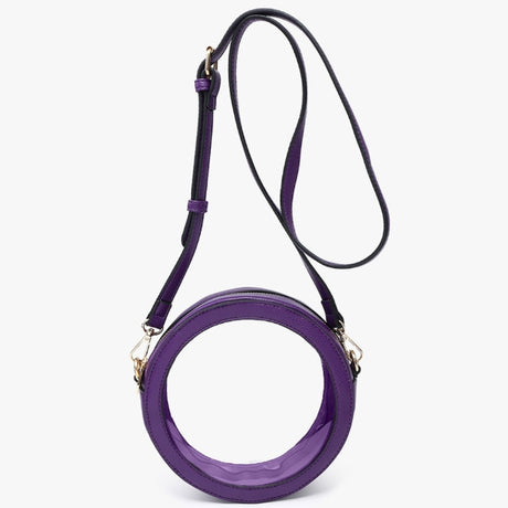 Jen & Co Lilibet Clear Circular Crossbody