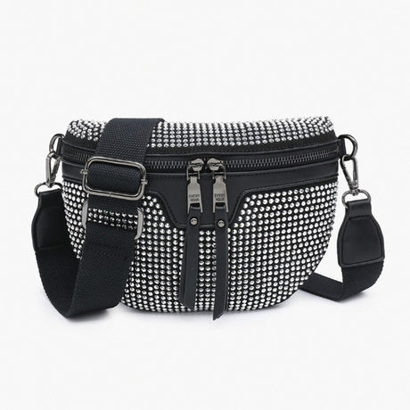 Jen & Co Kai Rhinestone Belt Bag