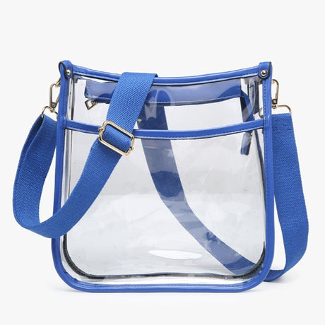 Jen & Co Posie Clear Crossbody with Removeable Strap