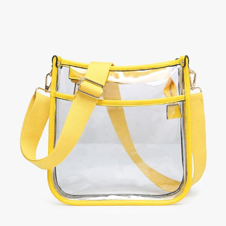 Jen & Co Posie Clear Crossbody with Removeable Strap
