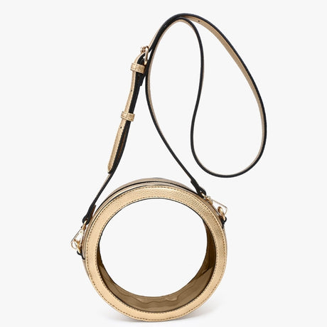 Jen & Co Lilibet Clear Circular Crossbody