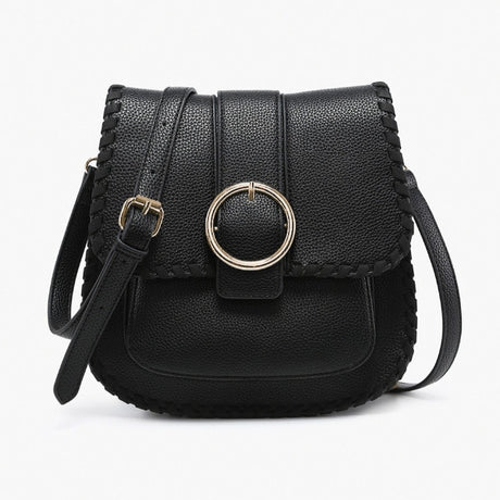 Jen & Co Sandra Buckle Flapover Crossbody
