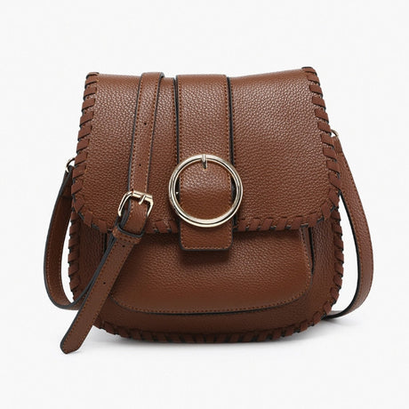 Jen & Co Sandra Buckle Flapover Crossbody