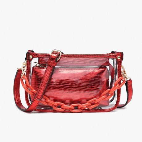 Jen & Co Jessica Clear Crossbody