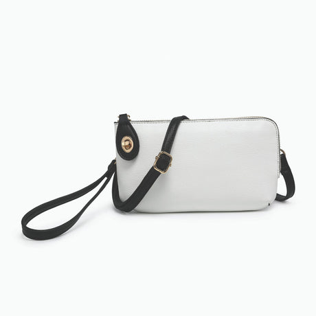 Jen & Co Kendall Crossbody/Wristlet with Twist Lock Closure