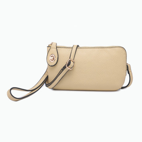 Jen & Co Kendall Crossbody/Wristlet with Twist Lock Closure