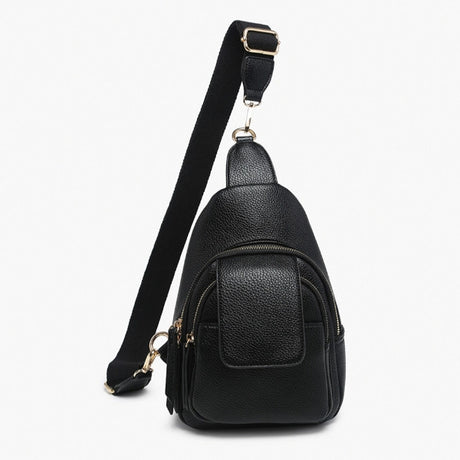 Jen & Co Sophia Sling Bag w/ Flapover Pocket