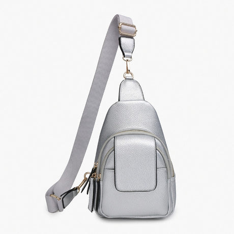 Jen & Co Sophia Sling Bag w/ Flapover Pocket