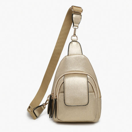 Jen & Co Sophia Sling Bag w/ Flapover Pocket