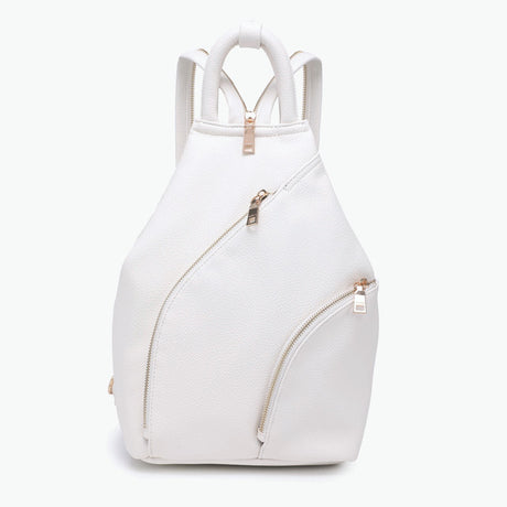 Jen & Co Maura Diagonal Zipper Backpack