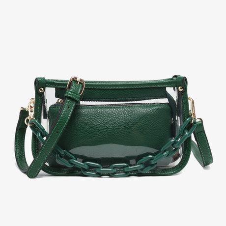 Jen & Co Jessica Clear Crossbody