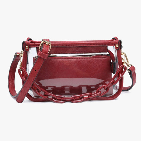 Jen & Co Jessica Clear Crossbody
