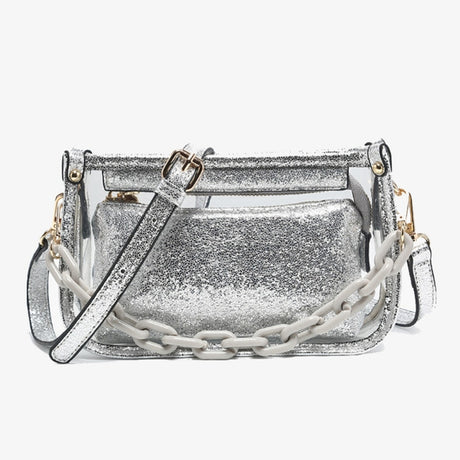 Jen & Co Jessica Clear Crossbody