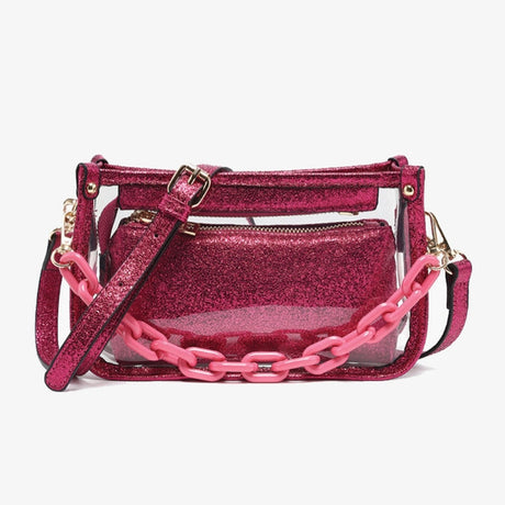 Jen & Co Jessica Clear Crossbody