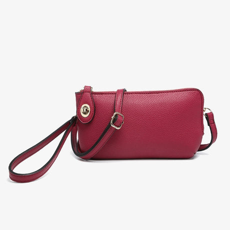 Jen & Co Kendall Crossbody/Wristlet with Twist Lock Closure