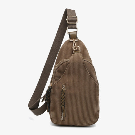 Jen & Co Nikki Dual Compartment Sling Pack Bag