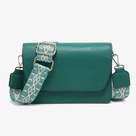 Jen & Co Noah Flapover Crossbody with Guitar Strap