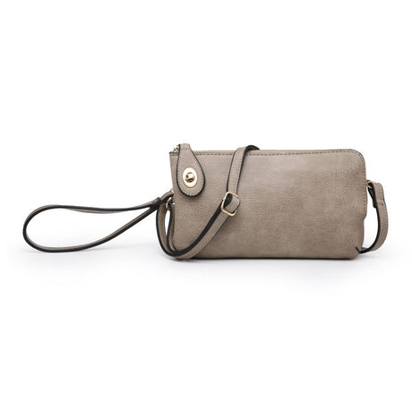 Jen & Co Kendall Crossbody/Wristlet with Twist Lock Closure