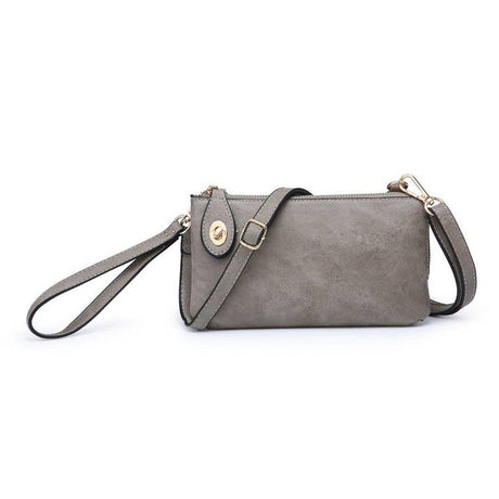 Jen & Co Kendall Crossbody/Wristlet with Twist Lock Closure