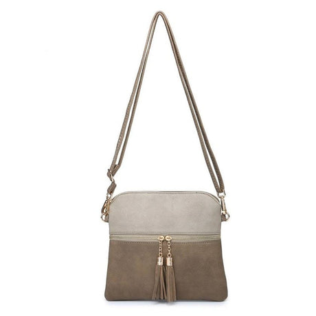 Jen & Co Tara Crossbody with Tassel Zippers