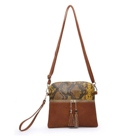 Jen & Co Tara Crossbody with Tassel Zippers
