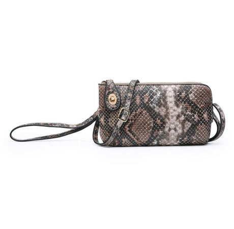 Jen & Co Kendall Crossbody/Wristlet with Twist Lock Closure