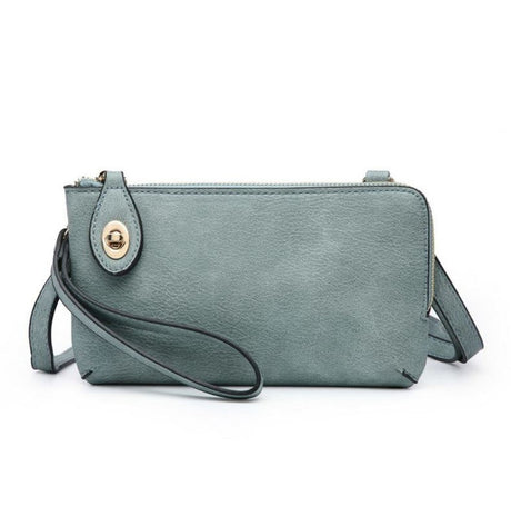 Jen & Co Kendall Crossbody/Wristlet with Twist Lock Closure