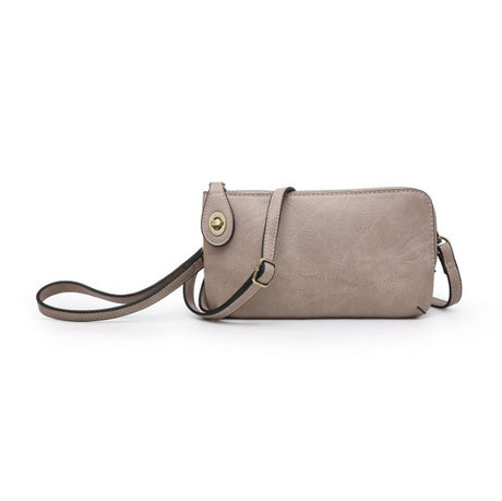 Jen & Co Kendall Crossbody/Wristlet with Twist Lock Closure