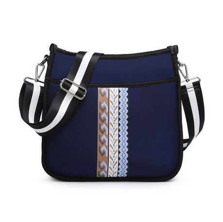 Jen & Co Jolee Washable Neoprene Crossbody with Guitar Strap