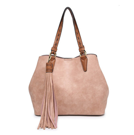 Jen & Co Aliza Large Tassel 2 in 1 Satchel