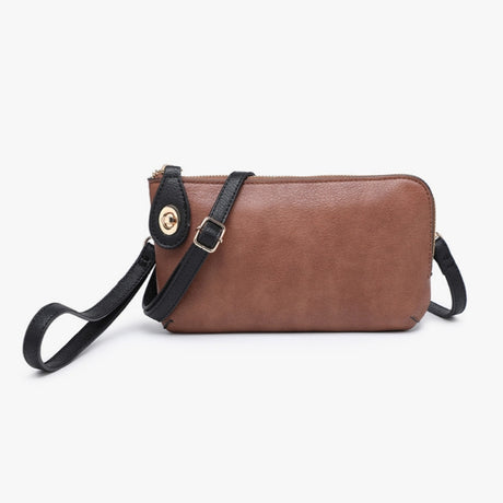 Jen & Co Kendall Crossbody/Wristlet with Twist Lock Closure