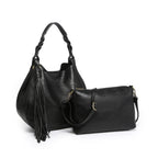 Jen & Co Eloise Round Hobo with Tassel