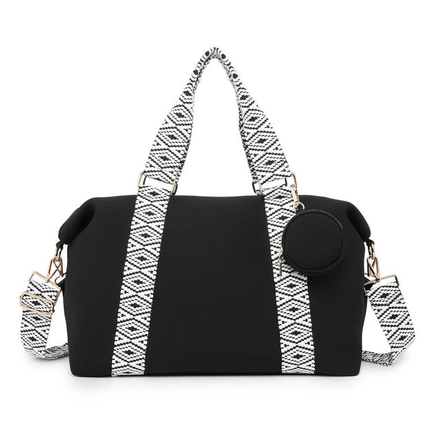 Jen & Co Rory Neoprene Duffle with Guitar Straps – Brigette's Boutique