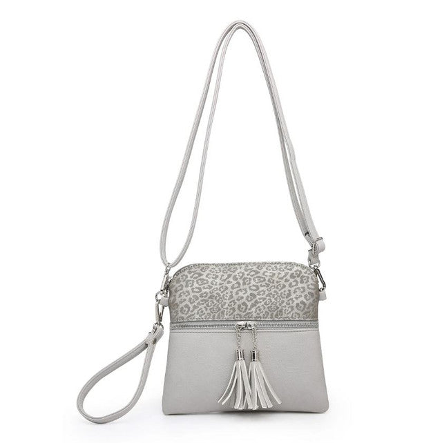 Jen & Co Tara Crossbody with Tassel Zippers