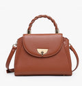 Jen & Co Clarke Twist Lock Satchel w/ Braided Handle