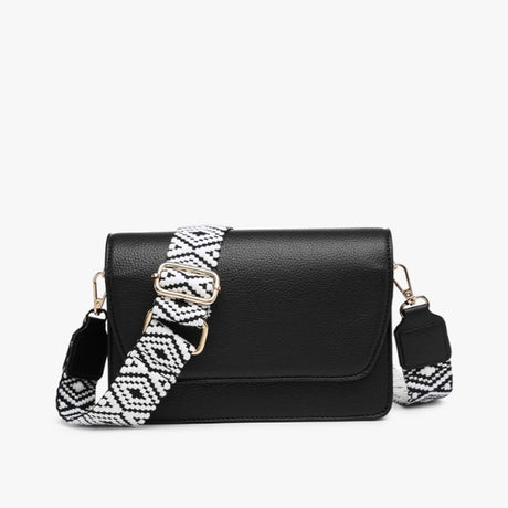 Jen & Co Noah Flapover Crossbody with Guitar Strap