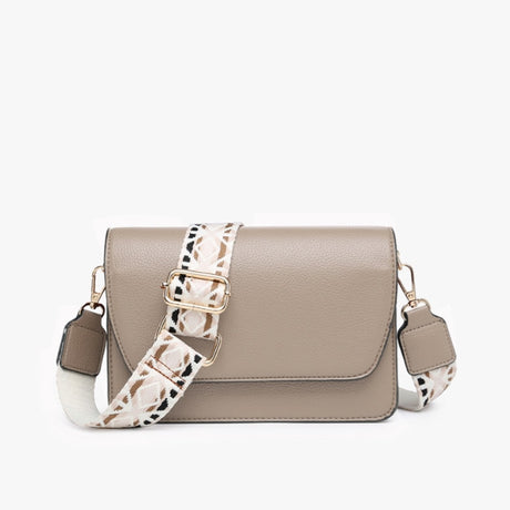 Jen & Co Noah Flapover Crossbody with Guitar Strap