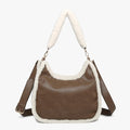 Jen & Co Reece Sherpa Trim Satchel