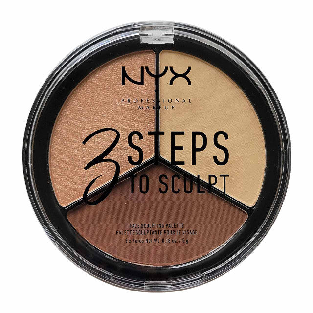 NYX 3 Steps to Sculpt Face Sculpting Palette