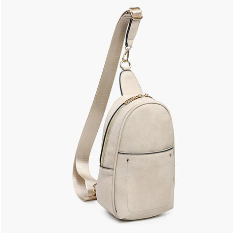 Jen & Co Pamela Double Zip Sling Bag