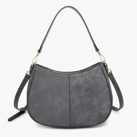 Jen & Co Zoe Two-Tone Distressed Crossbody