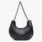 Jen & Co Elliot Braided Detail Satchel w/ Chain Strap