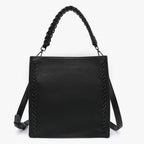 Jen & Co Esme Whipstitch Tote w/ Braided Handle
