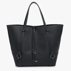 Jen & Co Kya Structured Tote w/ Contrast Trim