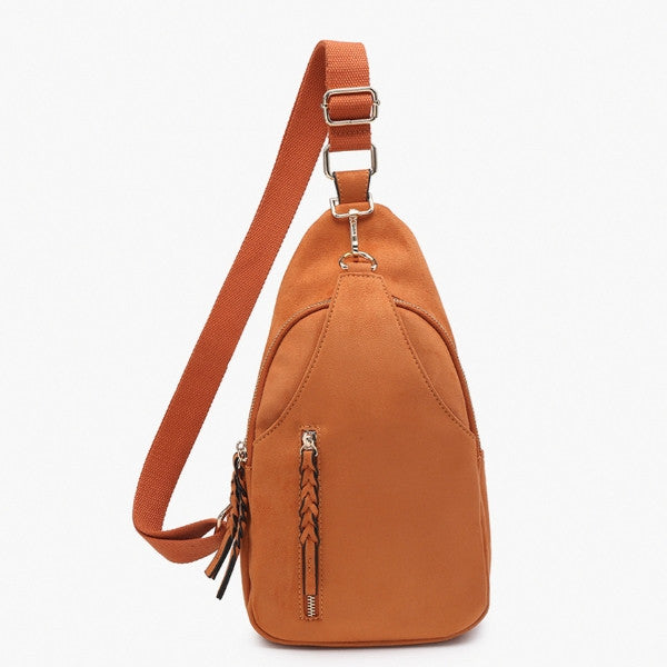 Jen & Co Nikki Dual Compartment Sling Pack Bag – Brigette display picture 3