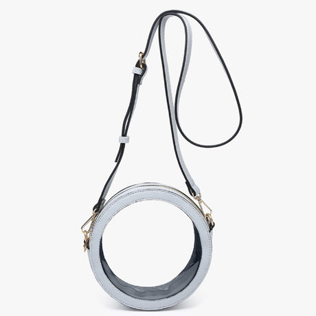 Jen & Co Lilibet Clear Circular Crossbody