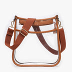 Jen & Co Posie Clear Crossbody with Removeable Strap
